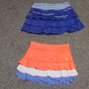 Lululemon/Sofibella Ruffled Skirt Set